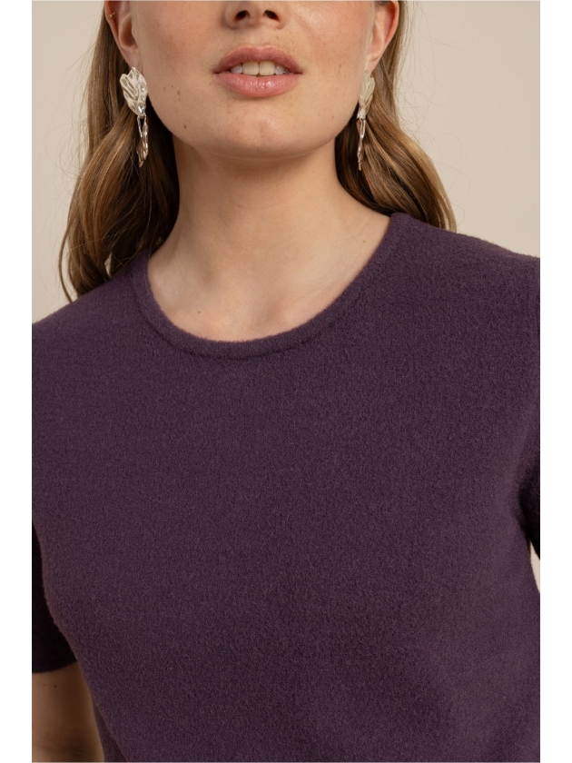 Studio Anneloes Felica pullover 4800 aubergine