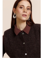 Studio Anneloes Bibi sls cardigan 8700 espresso