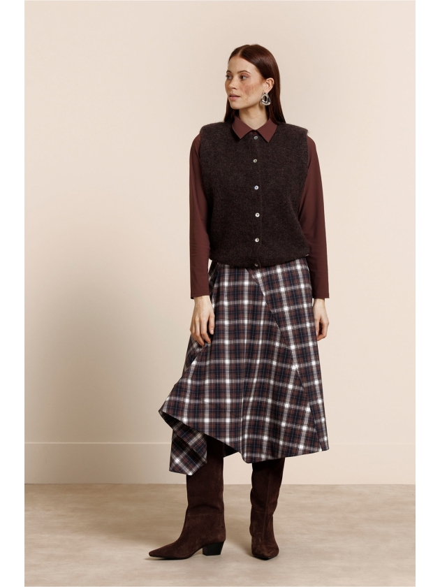 Studio Anneloes Bibi sls cardigan 8700 espresso