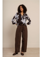 Studio Anneloes Babet denim trousers 8700 espresso