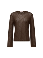 Studio Anneloes Reagan flaire lace top 8700 espresso