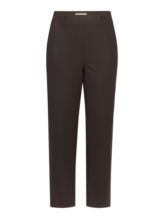 Studio Anneloes Marlise barrel trousers 8700 espresso