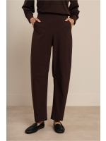 Studio Anneloes Marlise barrel trousers 8700 espresso