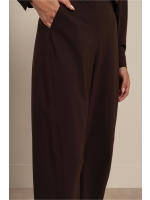 Studio Anneloes Marlise barrel trousers 8700 espresso