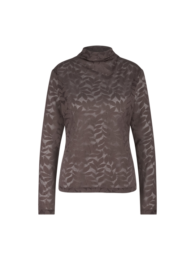 Studio Anneloes Reagan lace top 8700 espresso