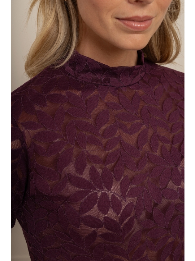 Studio Anneloes Reagan lace top 3800 blackberry