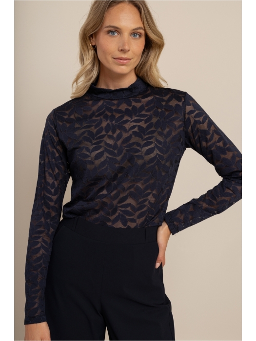 Studio Anneloes Reagan lace top 6900 dark blue