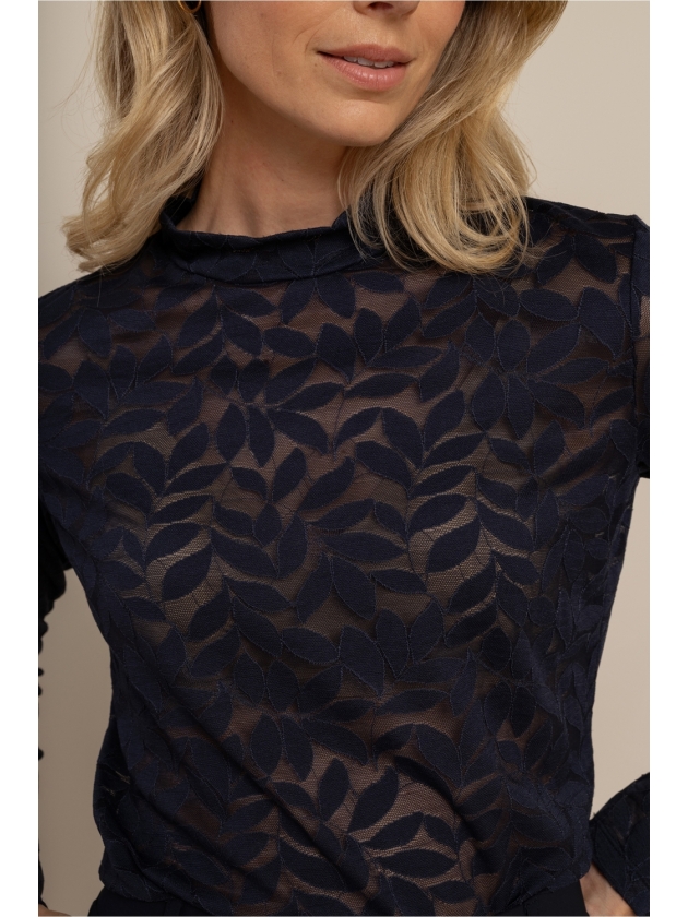 Studio Anneloes Reagan lace top 6900 dark blue
