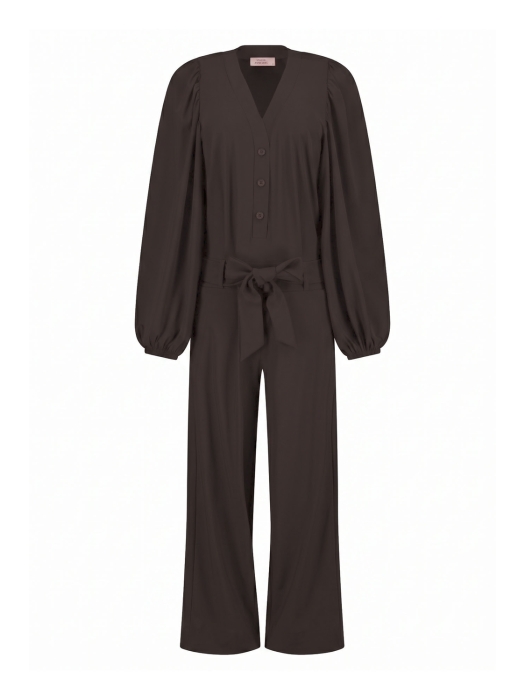 Studio Anneloes Cherie jumpsuit 8700 espresso