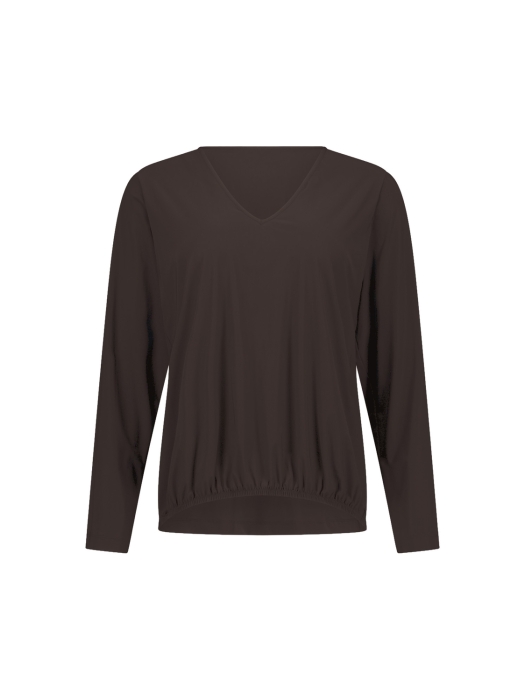 Studio Anneloes Vicky LS shirt 8700 espresso