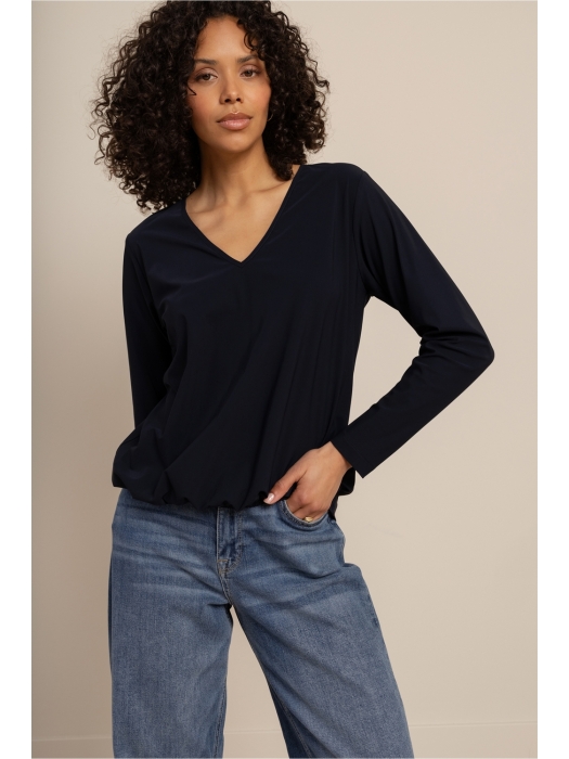 Studio Anneloes Vicky LS shirt 6900 dark blue