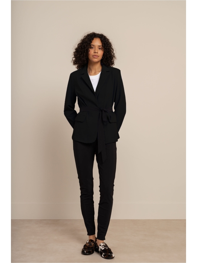 Studio Anneloes Elin bonded blazer 9000 black
