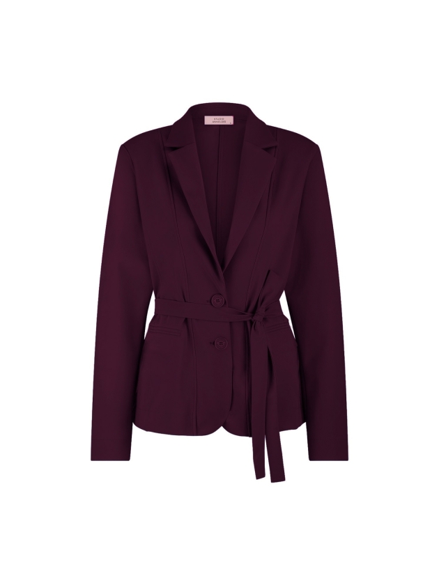 Studio Anneloes Elin bonded blazer 3800 blackberry