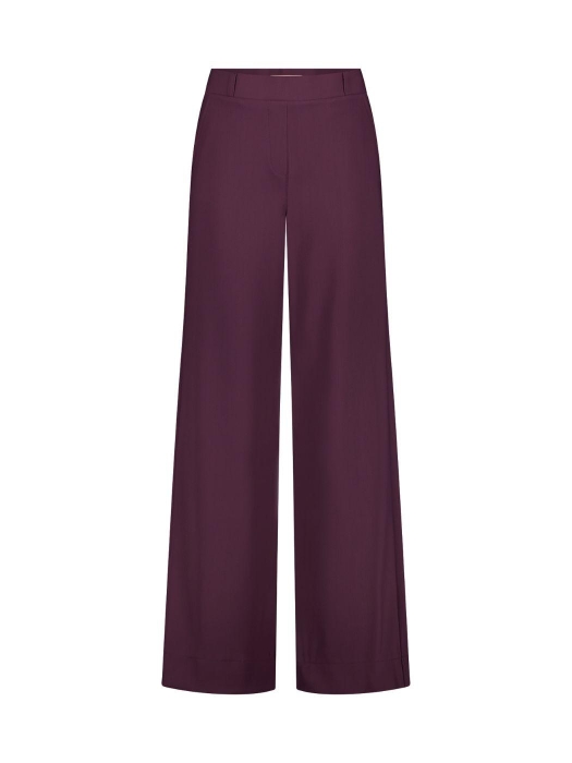 Studio Anneloes Lexie bonded trousers 4800 aubergine