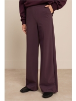 Studio Anneloes Lexie bonded trousers 4800 aubergine