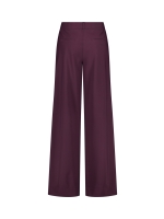 Studio Anneloes Lexie bonded trousers 4800 aubergine