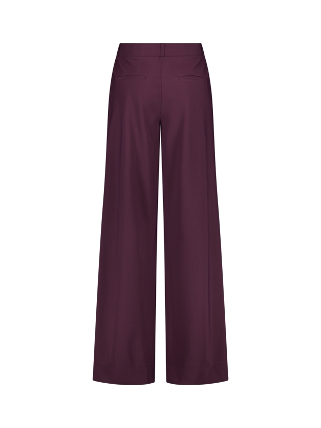 Studio Anneloes Lexie bonded trousers 4800 aubergine
