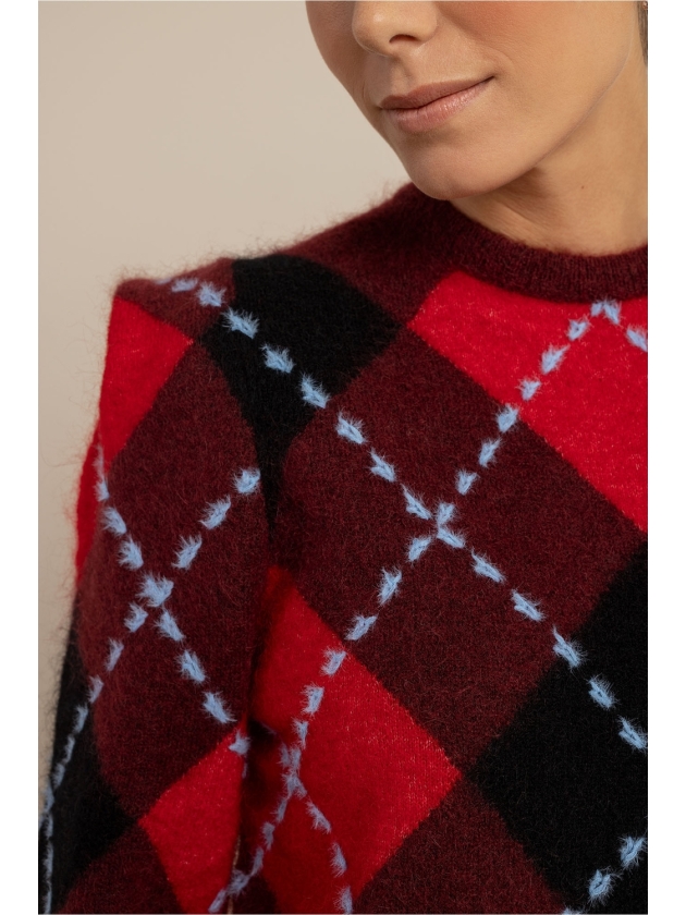 Studio Anneloes Arly argyle pullover 9997 multi color