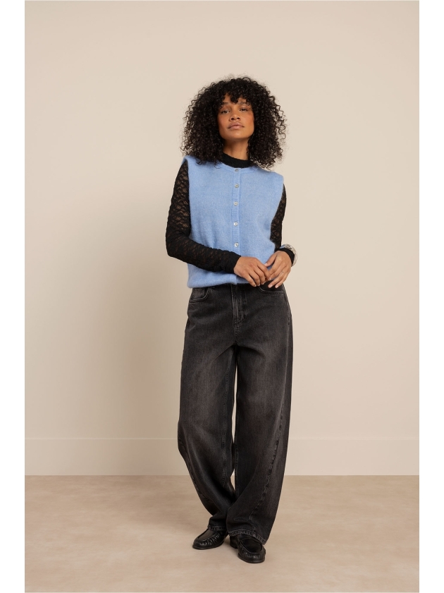 Studio Anneloes Frenkie balloon trousers 9800 antraciet