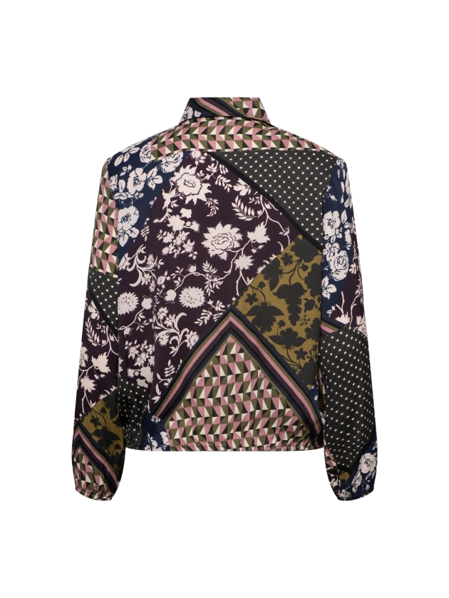 Co Woman ALISHA PATCHWORK 66095 kn-dark khaki multi