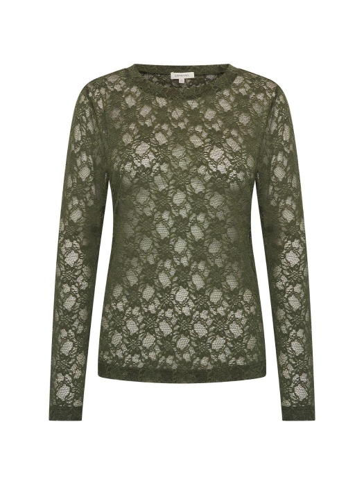 Expresso Lace top long sleeve EX521 Beetle