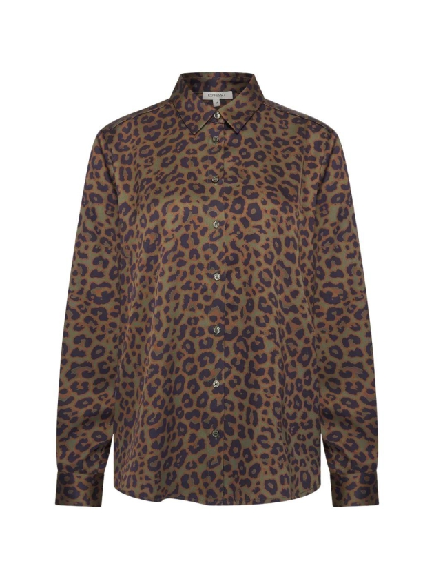 Expresso Blouse satin print EX521 Beetle
