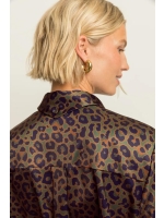 Expresso Blouse satin print EX521 Beetle