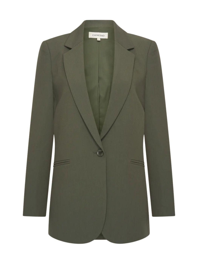 Expresso Blazer woven long EX521 Beetle
