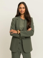 Expresso Blazer woven long EX521 Beetle