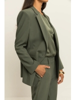 Expresso Blazer woven long EX521 Beetle