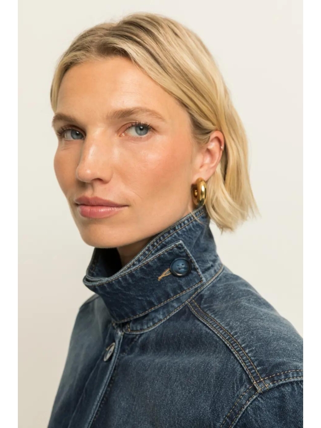 Expresso Denim jacket short EX356 Blue denim