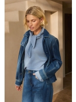 Expresso Denim jacket short EX356 Blue denim