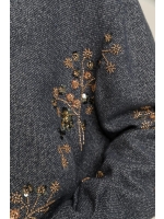 Expresso Jacket woven embellishment EX395 Blue nights
