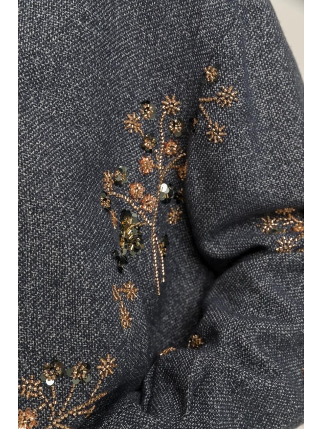 Expresso Jacket woven embellishment EX395 Blue nights