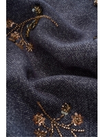 Expresso Jacket woven embellishment EX395 Blue nights