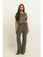Expresso Pants satin stripe EX521 Beetle