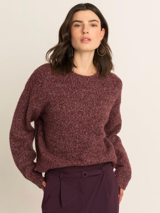 Expresso Pullover multicolor metallic EX400 Sangria