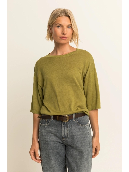 Expresso Pullover T-shirt shape EX509 Green moss