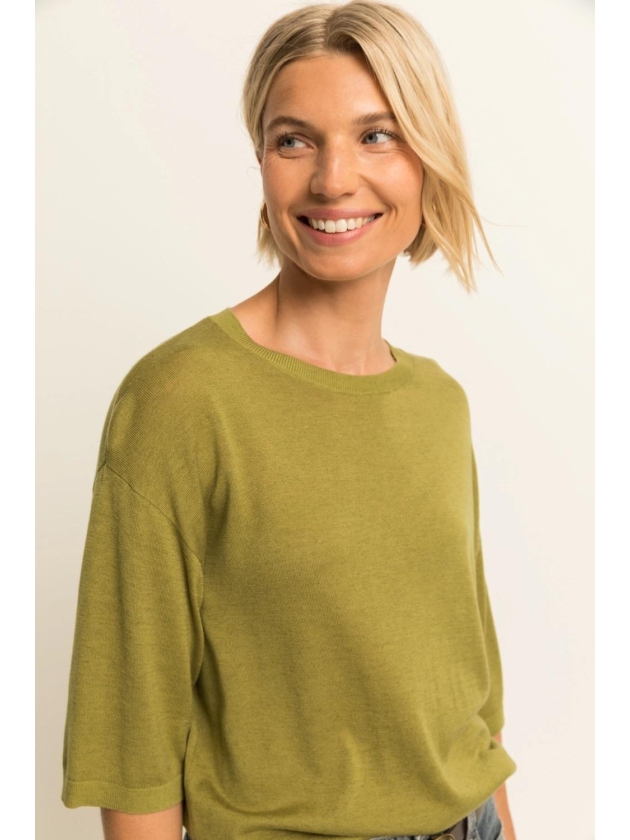 Expresso Pullover T-shirt shape EX509 Green moss