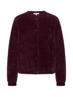 Expresso Cardigan fur knit EX851 Fudge