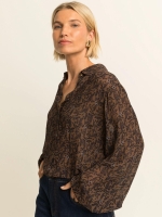 Expresso Blouse print long sleeve EX152 Rain drum