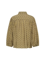Expresso Blouse woven print EX509 Green moss