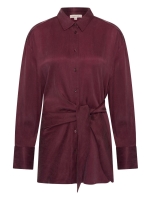 Expresso Blouse knot detail EX851 Fudge