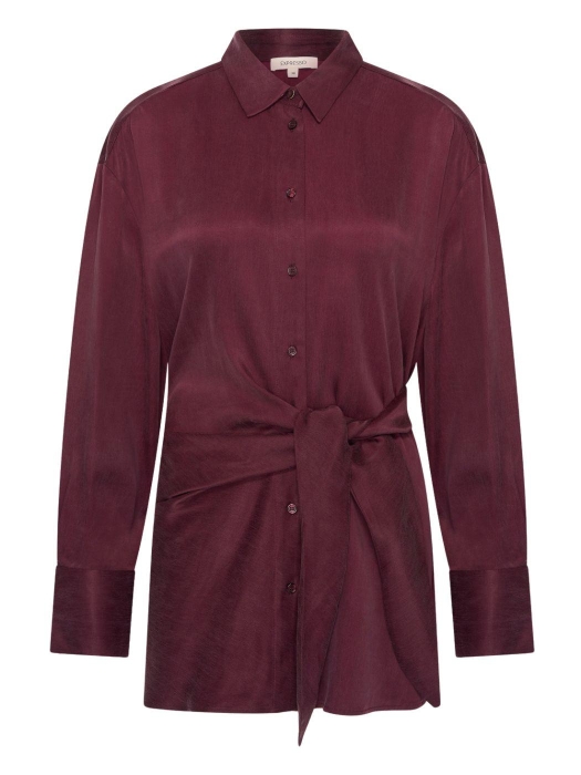 Expresso Blouse knot detail EX851 Fudge