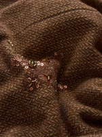 Expresso Jacket woven embellishment EX156 Earth