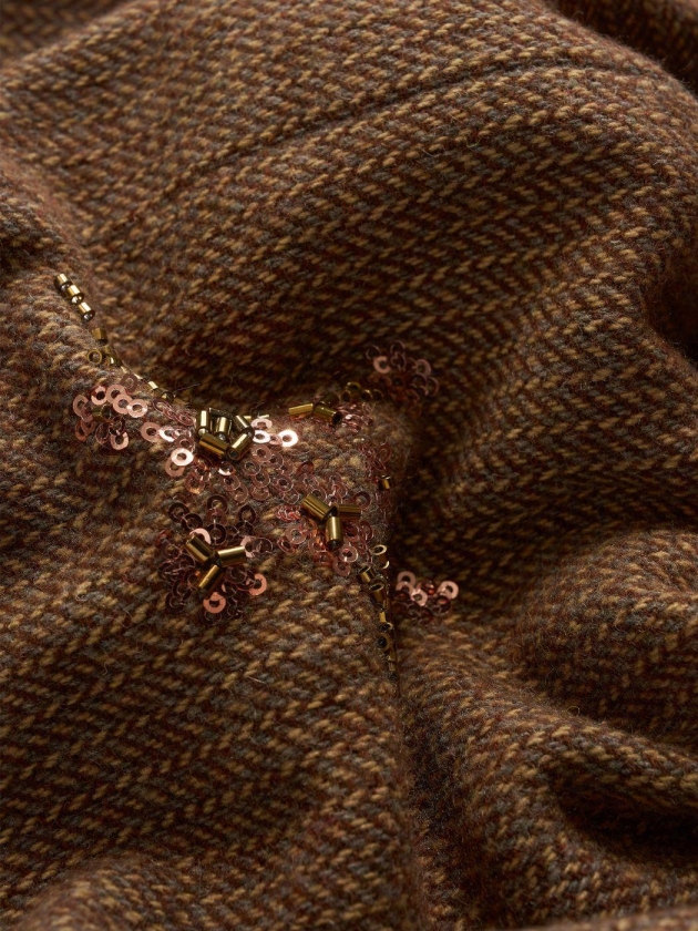 Expresso Jacket woven embellishment EX156 Earth