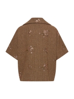 Expresso Jacket woven embellishment EX156 Earth