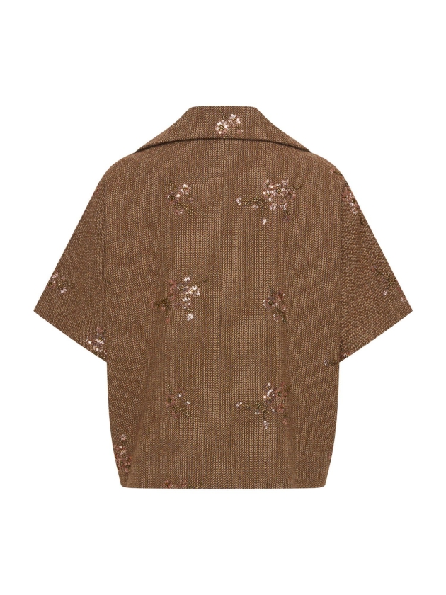Expresso Jacket woven embellishment EX156 Earth