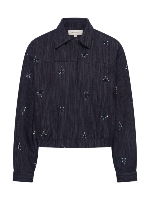 Expresso Jacket fancy denim EX395 Blue nights