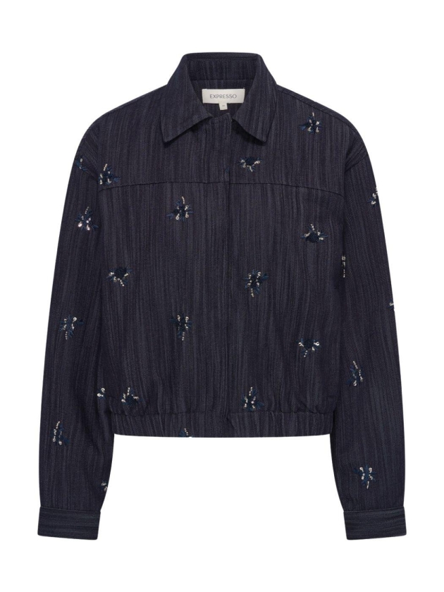 Expresso Jacket fancy denim EX395 Blue nights